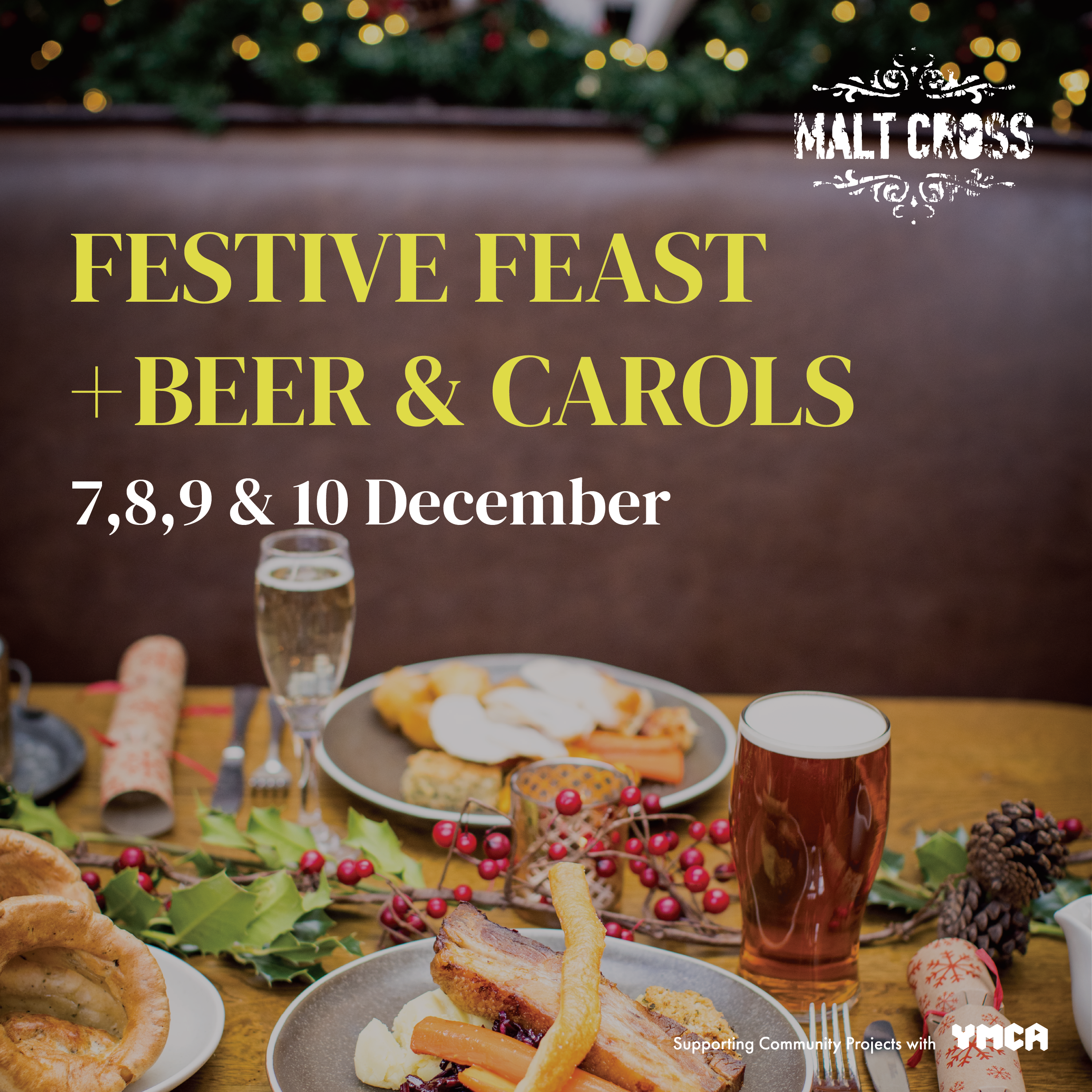 Beer & Carols + Festive Feast