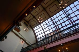 YMCA Malt Cross historic glass curved ceiling