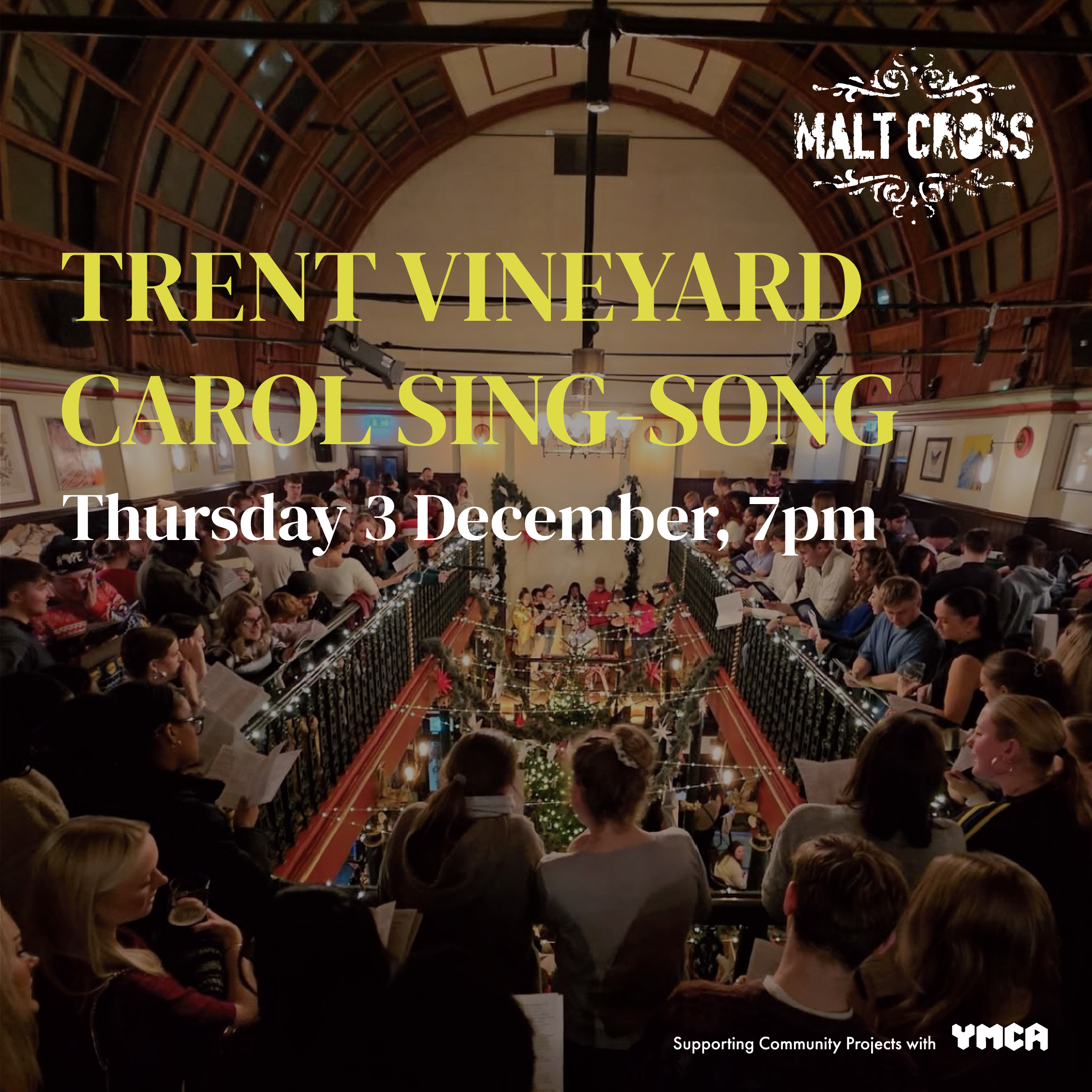 Trent Vineyard Carol Sing Song at Malt Cross